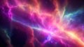 A Wonderful Image Of A Colorful Galaxy With A Star In The Middle AI Generative