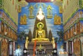 Wonderful insight buddhist building wat buakwan nonthaburi thailand