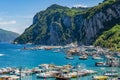 the wonderful island of Capri, amalfi coast, bay of naples, italy Royalty Free Stock Photo