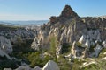 Wonderful landscape of Cappadocia in Turkey near Gereme. Royalty Free Stock Photo