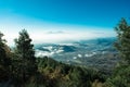 Wonderful landscape from Furlo, marche Italy Royalty Free Stock Photo