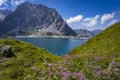 Landscape at the Luenersee with dam wall