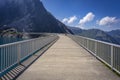 Landscape at the Luenersee with dam wall