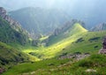 The wonderful landscape of the Polish Western Tatras. View of Wysoka Turnia