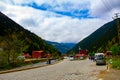 Wonderful landscape of the Uzungol in the city of Trabzon, 22 april 2018