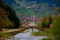 Wonderful landscape of the Uzungol in the city of Trabzon, 22 april 2018