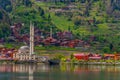 Wonderful landscape of the Uzungol in the city of Trabzon, 22 april 2018