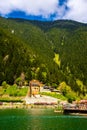 Wonderful landscape of the Uzungol in the city of Trabzon, 22 april 2018