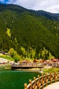 Wonderful landscape of the Uzungol in the city of Trabzon, 22 april 2018