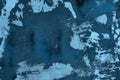 Light blue very much shabby panel plaster texture - nice abstract photo background
