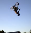 Wonderful Lone Star BMX bicycle competition Royalty Free Stock Photo