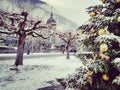 Christmas Tree; Christmas Time; Winterurlaub in der Schweiz