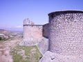 Wonderful Medieval Castle Of The Counts Of Chichon Built In The 15th Century In Chinchon. April 24, 2010. Madrid, Spain, Europe.