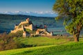 Wonderful medieval fortress in Brasov region, Rupea, Transylvania, Romania, Europe Royalty Free Stock Photo