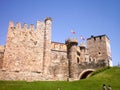 Wonderful Medieval Style Ponferrada Castle Dated In The 12th Century In Ponferrada. August 7, 2011. Ponferrada, Leon, Castilla