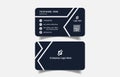 Wonderful minimal corporate business card design templates vector files design Royalty Free Stock Photo