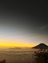 Wonderful mountain on dieng