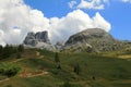 The wonderful mountain world in the south Tyrol Royalty Free Stock Photo