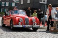 Jaguar oldtimer car in Kettwig, district of Essen. Royalty Free Stock Photo