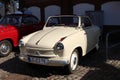 Lloyd oldtimer at a car show. Royalty Free Stock Photo