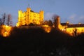 Wonderful night shot of Hohenschwangau castle, Bavaria, Germany Royalty Free Stock Photo