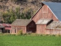 Wonderful old ranch outbuildings Royalty Free Stock Photo