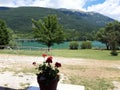 Wonderful panorama of the lake of Villetta Barrea