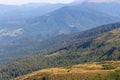 Wonderful panoramic view of Carpathians mountains, Ukraine. Evergreen gorest hills. Carpathians mountains landscape. Royalty Free Stock Photo