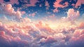 wonderful peaceful clouds in the sky scenery, hopeful wallpaper
