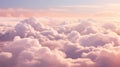 wonderful pink inspired clouds in the sky artwork, wallpaper design