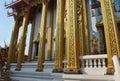 Wonderful Pole architecture in temple wat buakwan nonthaburi thailand