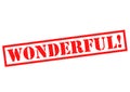 WONDERFUL! Royalty Free Stock Photo
