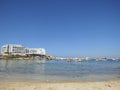 Wonderful sandy beach. Marfa, Mellieha, Malta