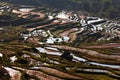 Wonderful scenery of Yuanyang rice terrace or The Honghe Hani Rice Terraces in China