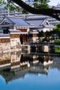 Wonderful self reflected Japanese temple gate Royalty Free Stock Photo