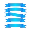 A wonderful simple design of the blue ribbons