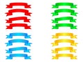 A wonderful simple design of the colorfull ribbons