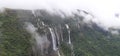 Wonderful 7 sisters falls, cherrapunji, meghalaya, india