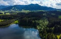 Wonderful small lake in the German Alps in Bavaria