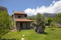 A wonderful stone house in green nature