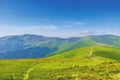 Wonderful summer mountain landscape Royalty Free Stock Photo