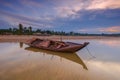 Wonderful sunrise at bintan island indonesia