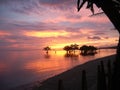 Wonderful sunset on the island of Lyte, Philipinia
