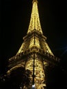 Wonderful Tower Eiffel night Paris