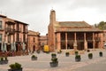 Wonderful Town Square Ayllon Cradle Of The Red Villages In addition Of Beautiful Medieval Village In Segovia. Architecture Landsca