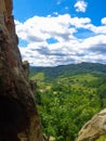 Great view from the mountain. Royalty Free Stock Photo