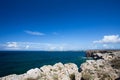 Wonderful view of the beautiful coastline of the Algarve Royalty Free Stock Photo