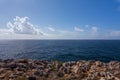 Wonderful view of the beautiful coastline Royalty Free Stock Photo