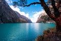 Wonderful view of Laguna Paron - Huaraz Peru Royalty Free Stock Photo