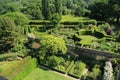 One of the gardens at Sissinghurst Castle in Kent in England in the summer. Royalty Free Stock Photo